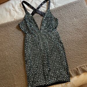Hello Molly NYE Sequin Backless Mini Dress